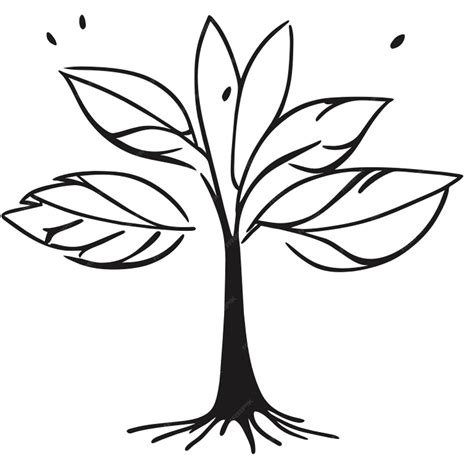 Image result for Simple Tree Line Drawing