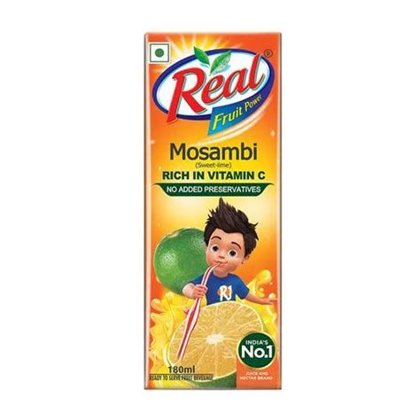 Dabur Real Mosambi Juice 180 ml – Shreenath Foods