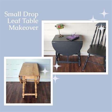 Small Drop Leaf Table Makeover - My Repurposed Life®