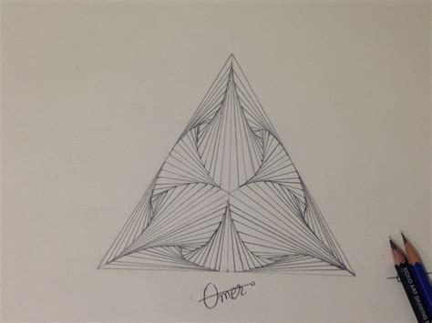 Triangle doodle | Doodle art, Triangle tattoo, Doodles