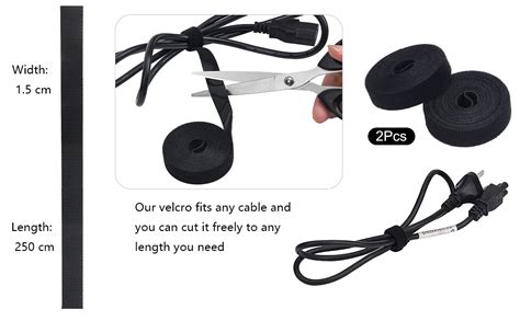 SOULWIT Cable Management Kit, 4 Cable Sleeve, 3 Silicone Cable Holder ...