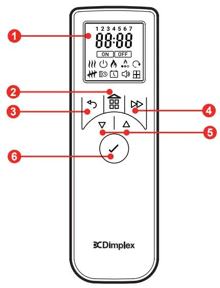 Dimplex Fireplace Remote Control Instructions 的图像结果