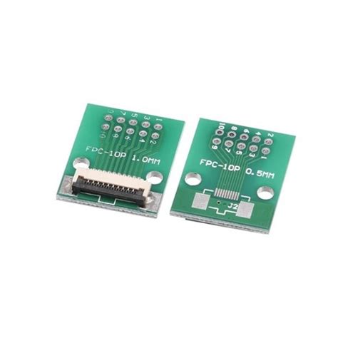 Buy 10 Pin 1.0mm FFC / FPC Adapter Board With Soldered Connector Online ...
