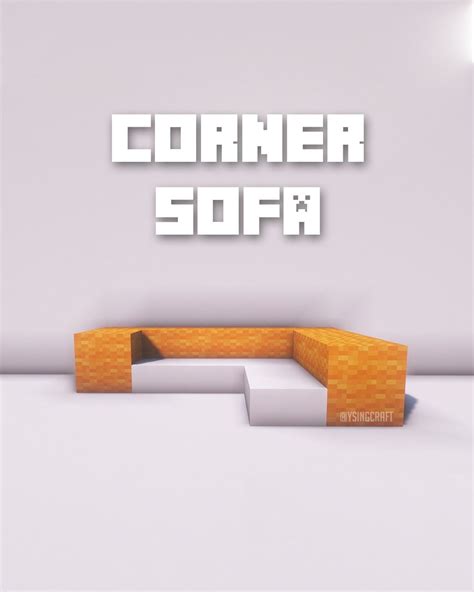 Image result for Minecraft Sofa Tutorial
