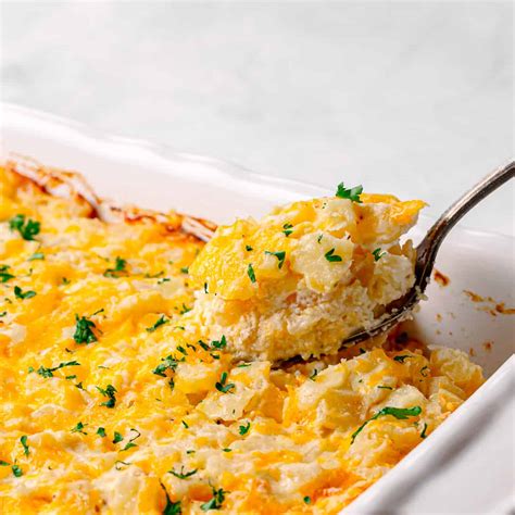 Cheesy Hash Brown Casserole (Funeral Potatoes) | Posh Journal