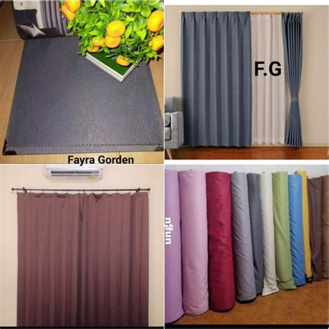 Jual Gorden Blackout Minimalis Gordeng Plisket Korden Jendela Tirai ...