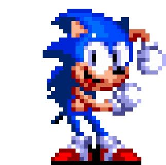 Sonic The Hedgehog Sonic Sticker - Sonic The Hedgehog Sonic Sprite ...