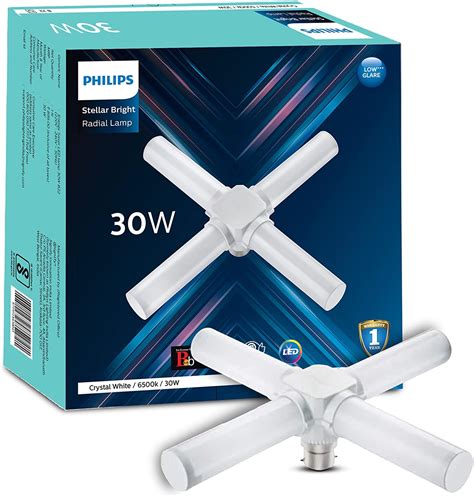 Philips 30-Watts B22 LED White Radial Bulb, Cool White(Pack of 1 ...
