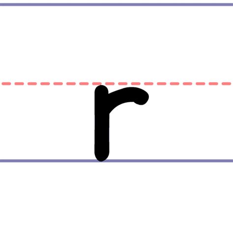 Lowercase Cursive Letter R