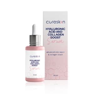 CureSkin Hyaluronic Acid & Collagen Boost Serum 10ml | For All Skin ...