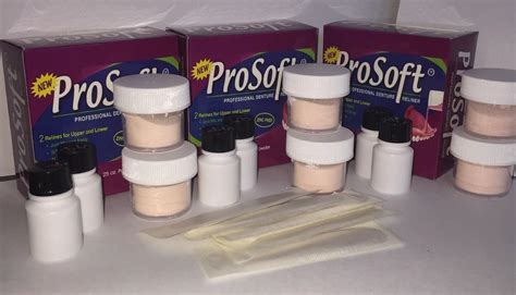 ProSoftProfessionalDentureReliner ProSoft Reliner: Denture Reline Kit ...