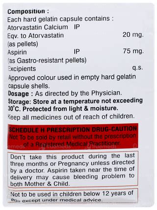 Atorvee Ap 20 Capsule: Uses, Side Effects, Price & Substitutes
