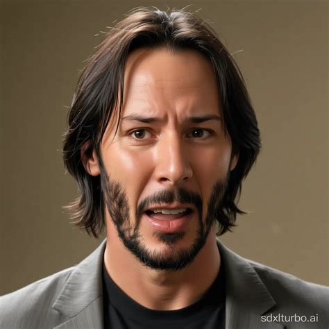 Keanu Reeves Expressing Surprise | SDXL Free Online