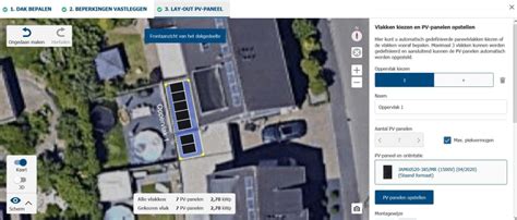 Kijk en adviezen op mijn legplan en selectie PV-systeem - Duurzame ...