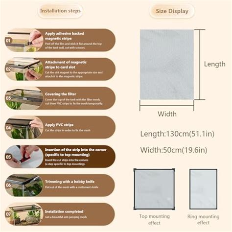 DryiC Fish Tank Cover Mesh Aquarium Lid Fish Tank India | Ubuy