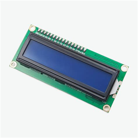 16x2 LCD Display (Blue Backlight) with IIC/I2C interface – QuartzComponents