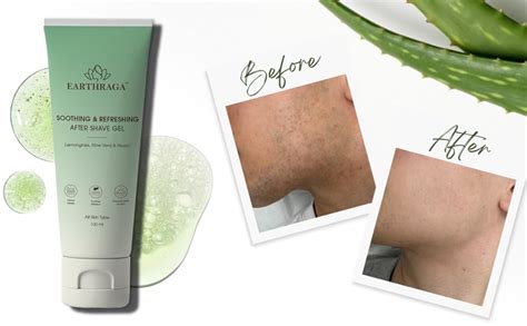 Earthraga Earthraga Lemongrass After Shave Gel for Men with Fitkari ...