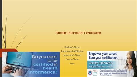 Nursing Informatics Certification Programs 的图像结果