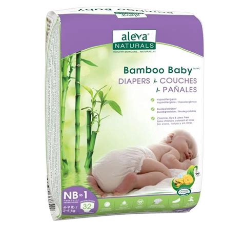 Aleva Naturals Bamboo Baby Diapers Size 1 (4-9Lb) : Amazon.in: Health ...
