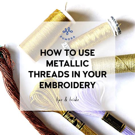 Image result for Troubleshooting Using Metallic Embroidery