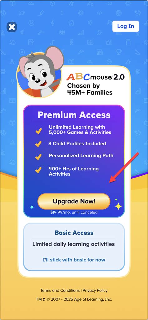 Subscription Pricing Options for ABCmouse – ABCmouse