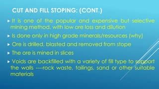 Image result for Stull Stoping Mining Method