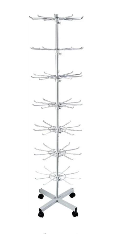 HENZA 7 Tier Spinner Display Rack Hats Jewelry Keychain Craft Show Rack ...