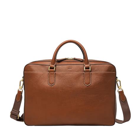 Fossil Men Asher Brown Laptop Bags Mbg9614210 : Amazon.in: Computers ...