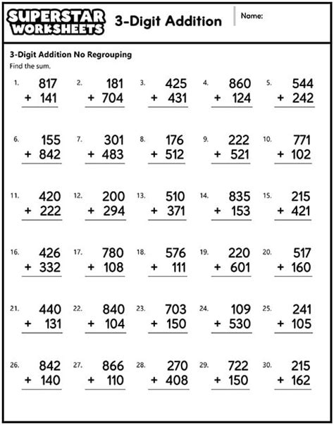 3rd Grade Math Worksheets 的图像结果