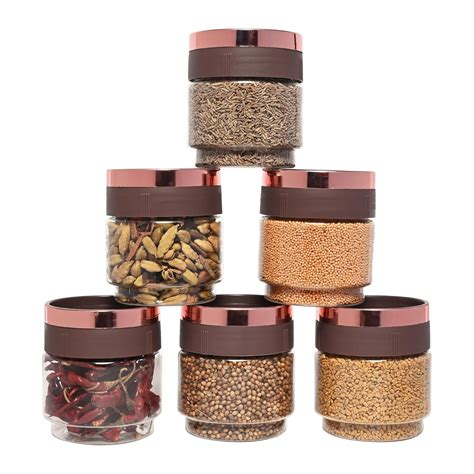 Buy KSI Stackable Containers for Kitchen with Lid Storage Jar Clear ...
