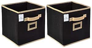 Kuber Industries Non Woven 2 Pieces Large Foldable Storage Organiser ...
