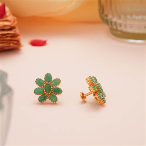 Gold Clip on Open Loop Earring | Sri Anu Jewellers