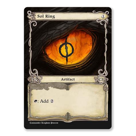 Sol Ring | Adventure Custom MTG Proxy Card - trinketkingdom.com