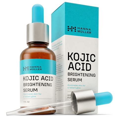 Kojic Acid Serum for Face - 2% Pure Kojic Acid with Ferulic Acid, Aloe ...