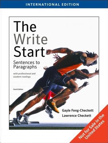 Buy The Write Start with Readings: Sentences to Paragraphs Book Online ...