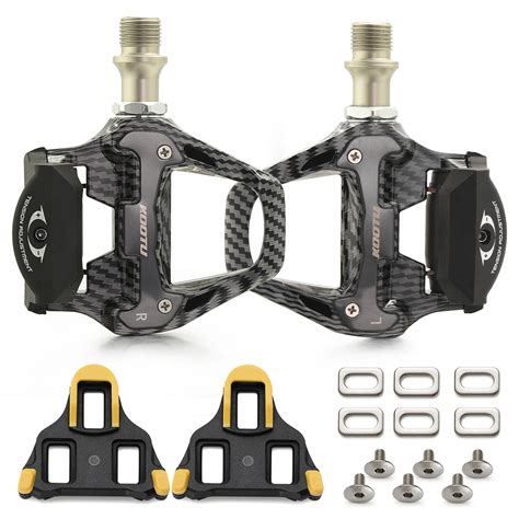 Spd Road Bike Pedals Carbon | Carbon Road Pedal Cycling | Carbon Bike ...