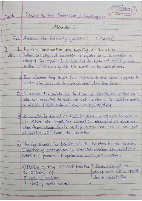 PSP&S Module 1 & 2 Notes: Power System Protection & Switchgear - Studocu