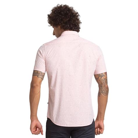 Parx Men Pink Printed Slim Fit Cotton Casual Shirt – MyRaymond
