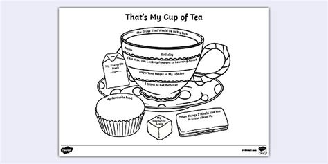 That's My Cup of Tea Transition Activity