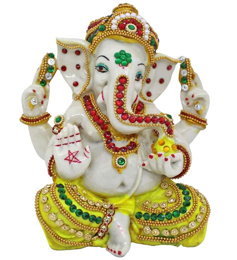 Buy TIED RIBBONS Decorative Ganesha Idol Statue Showpiece Figurine ...