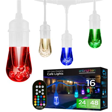 Image result for Color Changing Outdoor String Lights