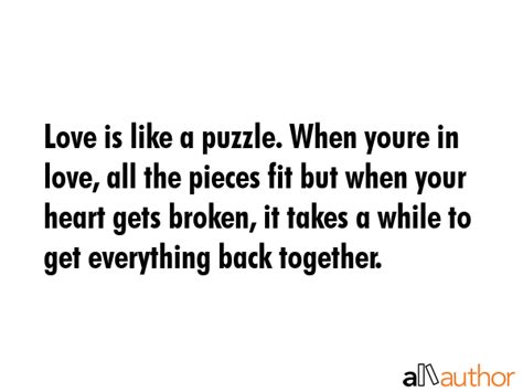 puzzle quotes about love