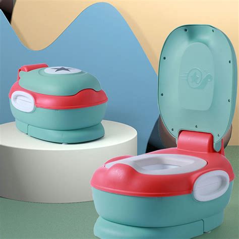 Buy 2 in 1 Baby Potty Trainer Green Baby Soft Cushioned Potty Training ...