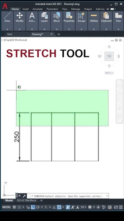 Autocad Stretch Tutorial 的图像结果