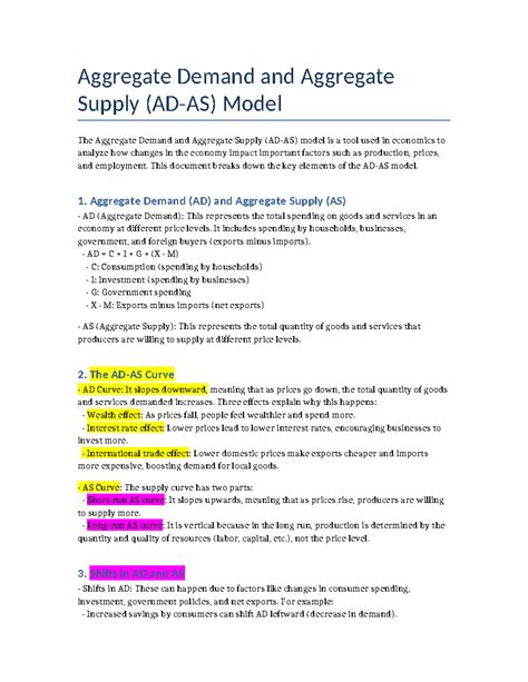 AD AS Model Notes - They contain an important information about AD and ...
