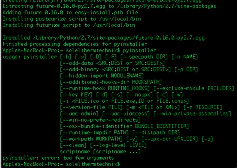 Installing PyInstaller 的图像结果