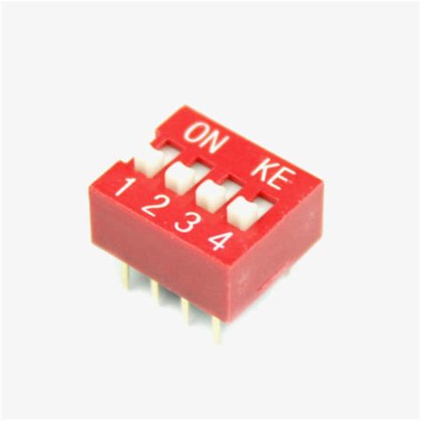 Buy 4 Positions DIP Switch Online – QuartzComponents