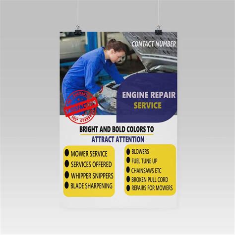 Image result for Small Engine Repair Flyer