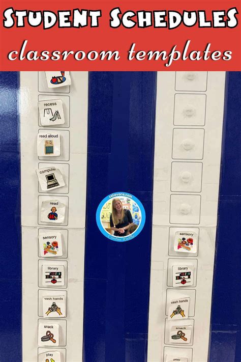 Editable Visual Schedule Templates for Autism - Caroline Koehler at ...