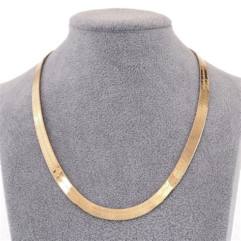 Herringbone Necklaces 14K Gold - Elevate Your Style with Elegance – FJNYC